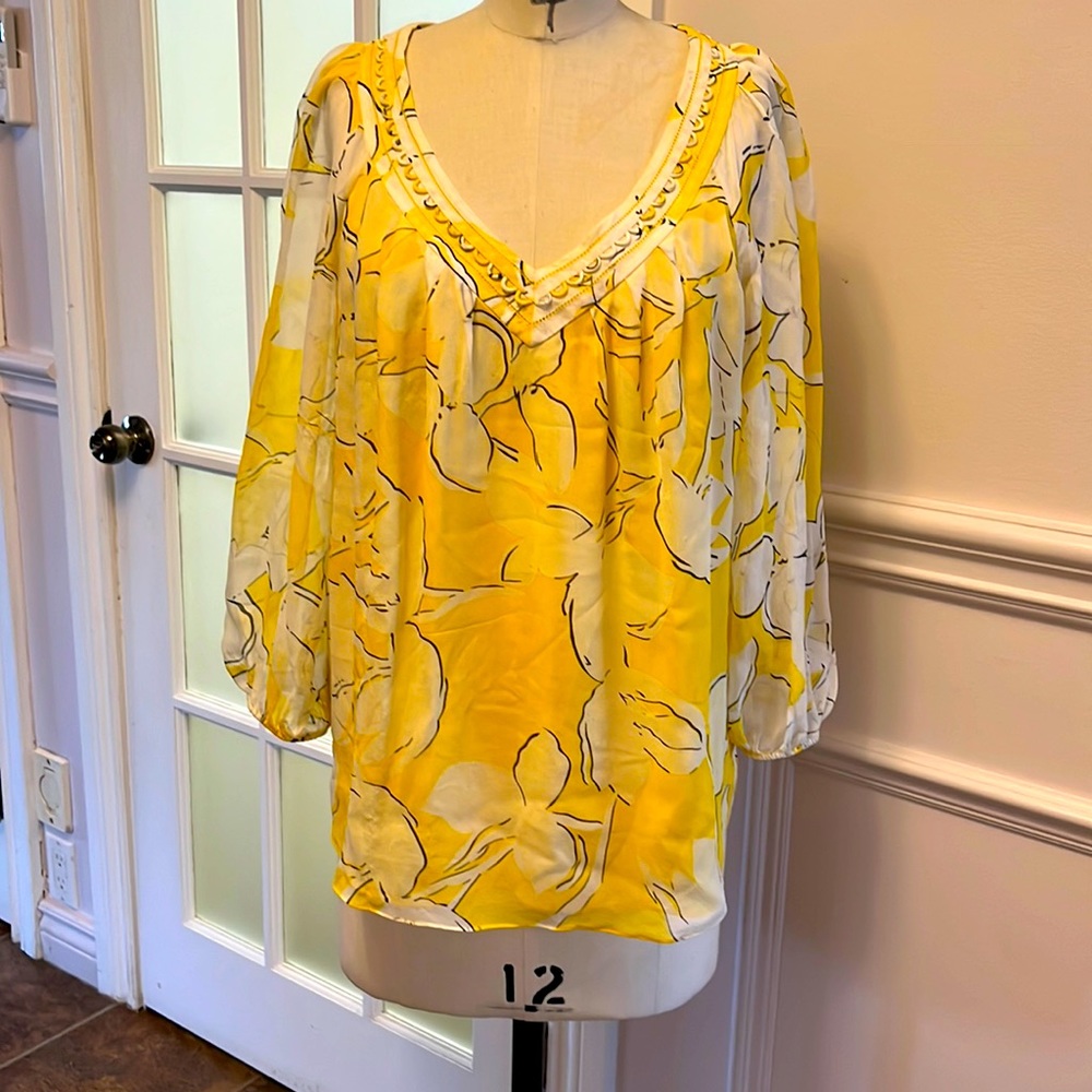 Diane vonFurstenberg silk top